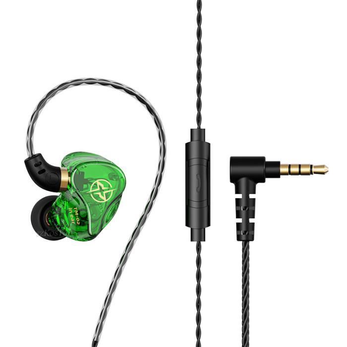 stéréo surround filaire écouteur contrôle du volume basse casque écouteurs  pour pc pour smart phone musique