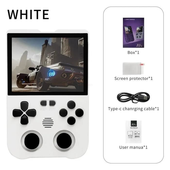 Console De Jeux Rétro Portable 256G - 50 000+ Jeux, Écran IPS 7 Pouces, Autonomie 3000 MAh