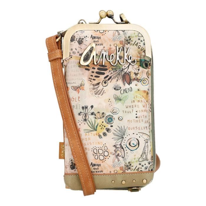Anekke Amazonia Butterfly 2 In 1 Messenger And Wallet Bag Multicolor [226192] - sac à épaule bandoulière sacoche