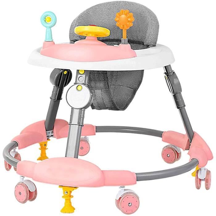 Trotteur Bebe Fille Garcon Enfant Reglable Pliable Marcheur Jouets Musique Multifonctions Voiture Aide Marcher Roues Silencie 662 Cdiscount Puericulture Eveil Bebe