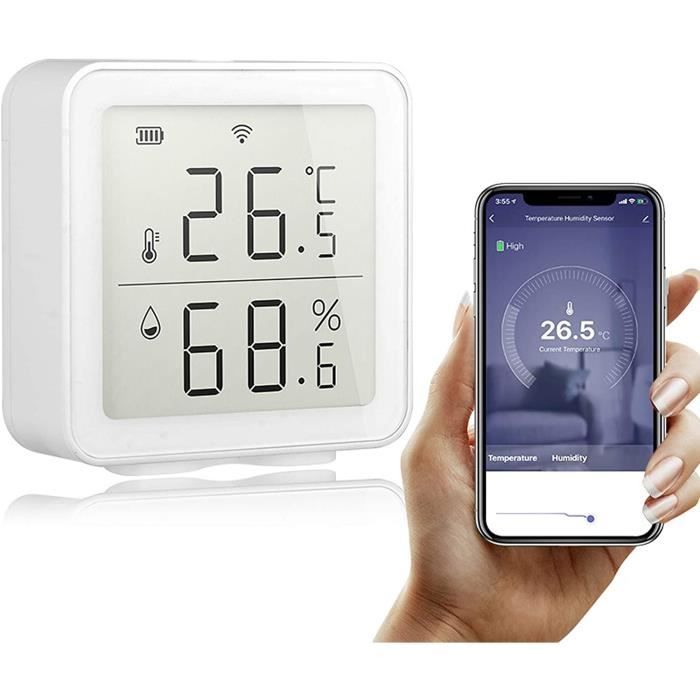 Thermomètre connecté WiFi – Achat en Ligne