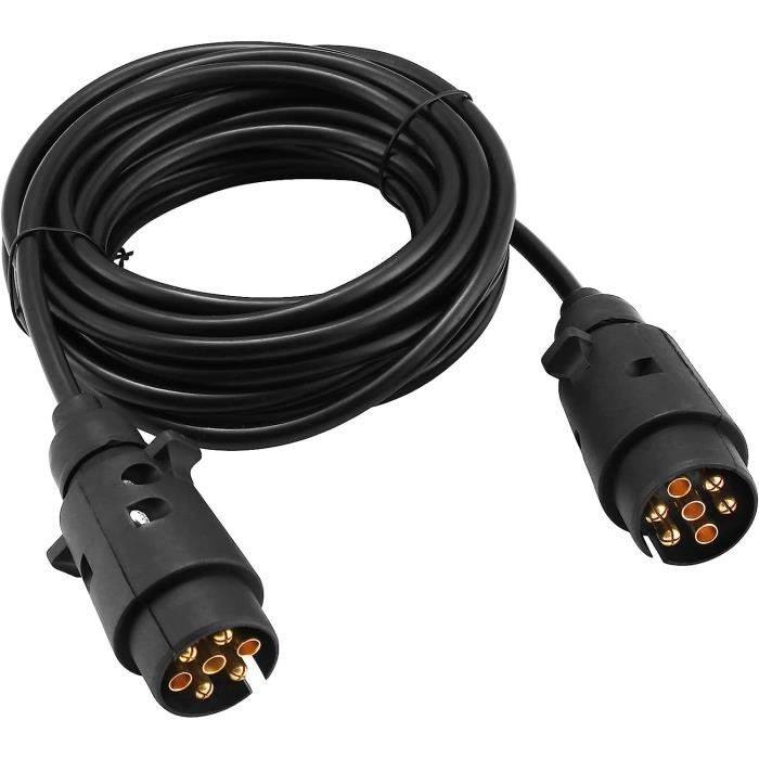 Rallonge Remorque 7 Broches, 6M Faisceau Remorque 7 Broches,12V
