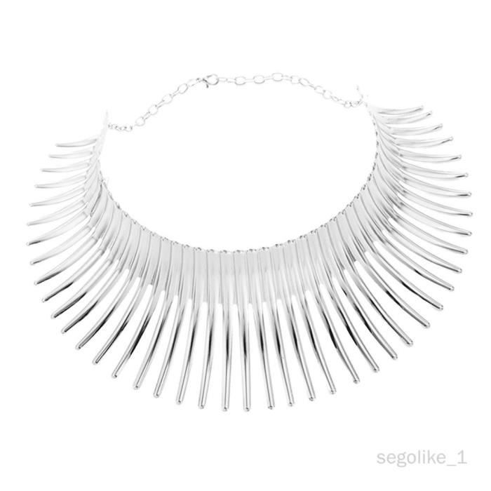 Magnifique choker (collier ras-de-cou) en argent rhodié - Tresse celtique