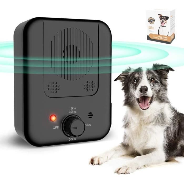 Anti Aboiement Chien, Ultrasons Anti aboiement, 33 Pieds Automatique Anti-Aboiement Chien Ultrason Dispositif Étanche pour A97