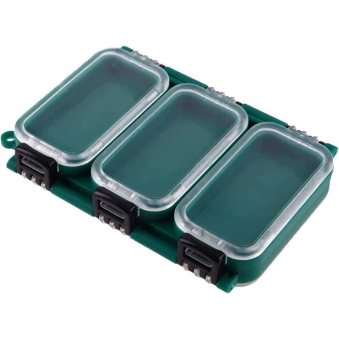 Boîte à Outils De Pêche - Coffre à Pêche à 12 Compartiments Boîte à Leurres Tackle Stockage