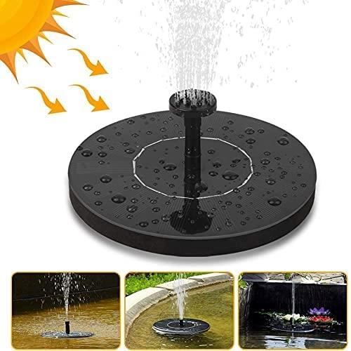 Fontaine Solaire BCAMELYS 2024 - 6 Buses Flottante Pour Étang, Jardin Ou Bain D'Oiseaux