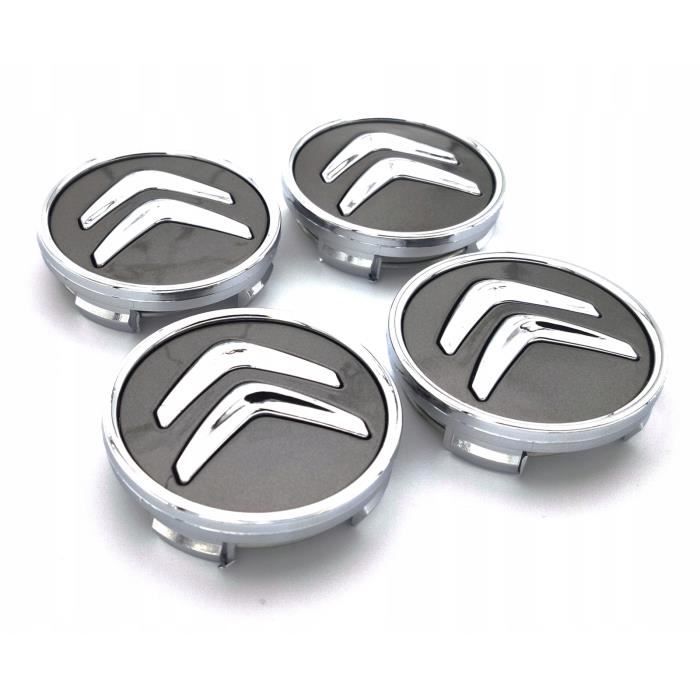 4 Stickers autocollant moyeu de jante Citroen Sport