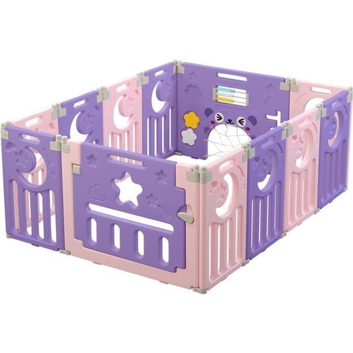 Lot De 8 Stabilisateurs Pour Parc Bébé Avec Ventouses - Fixations Antidérapantes Pour Intérieur/Extérieur