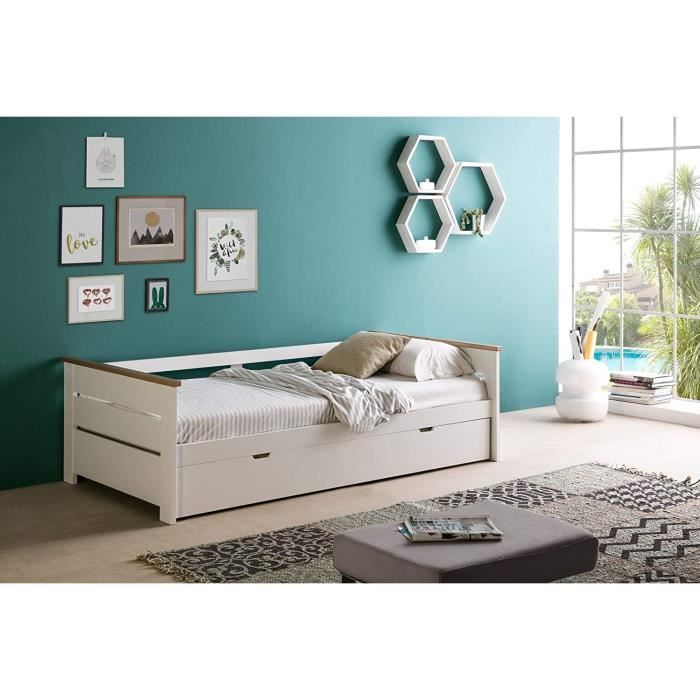 Lits pour enfants ambiato Lola Lit gigogne pour Enfant en Bois Massif ...