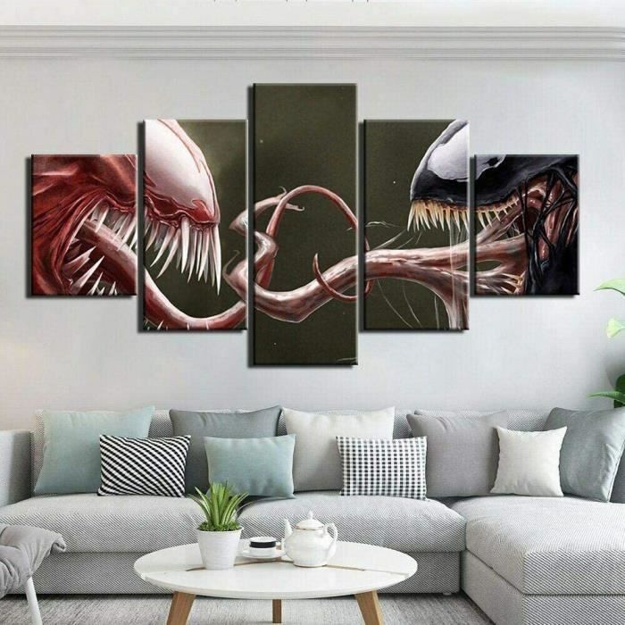 Poster Marvel Venom - Affiche Déco Murale 61x91,5 Cm - Licence Officielle - Papier Brillant 150g