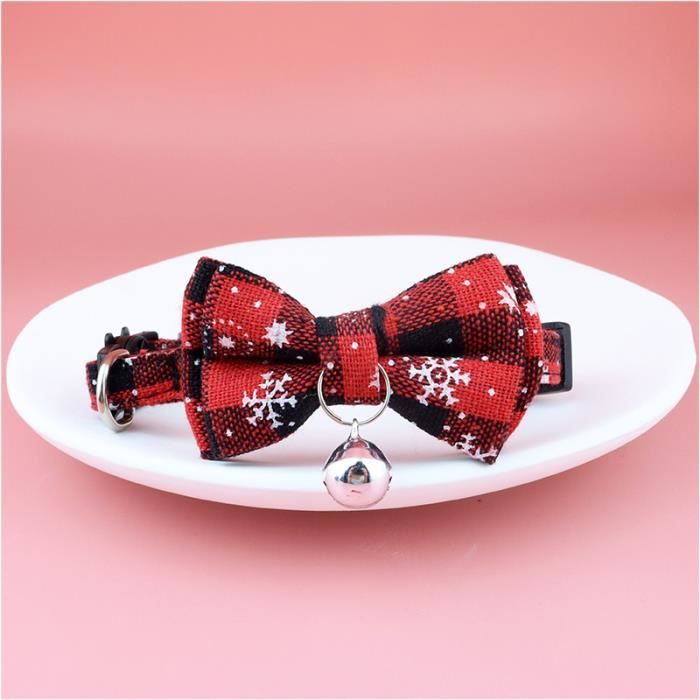 Nœuds Papillon Pour Chien Et Chat - Lot De 2 - Réglables Par Velcro - Coton Et Polyester - Pour Fêtes, Anniversaires, Photos
