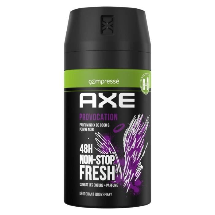 AXE Déodorant Spray Compressé Homme Provocation 100Ml Lot De 4