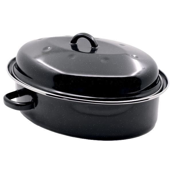 Marmite Roasty Cook ovale acier émaillé 38 cm - vue 2