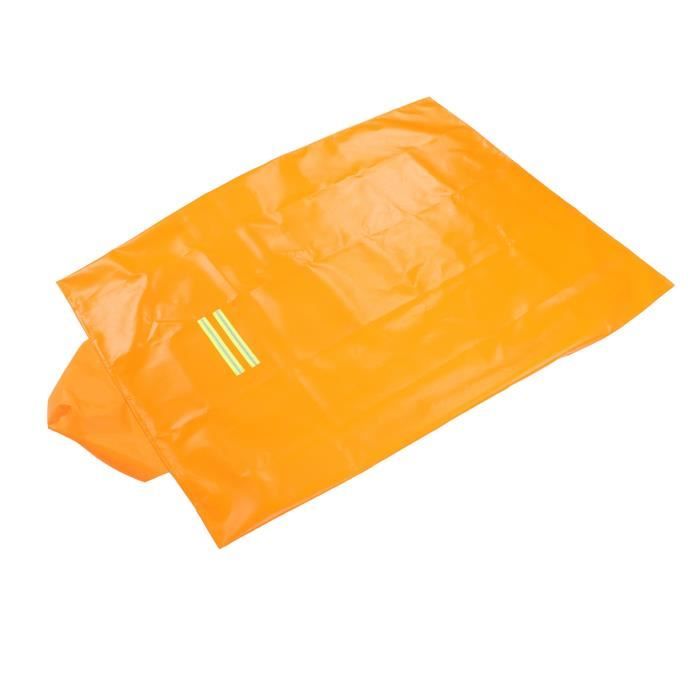 DIBBATU Fireproof Cloak, Fire Escape Cloak, Extra Big Fireproof Fiber Cape, Emergency Used As A Fire Blanket, Head Protection Fire Escape Kit For Household, Office Home (Orange, 72 * 70in