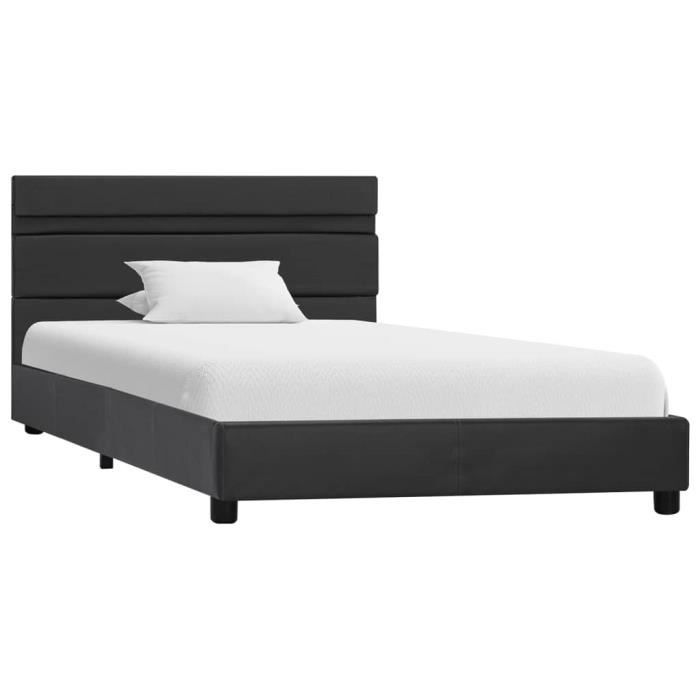 Tête De Lit Capitonnée Grise Myro - 160x120 Cm, Similicuir, Structure Bois, Pour Lit 140 à 160 Cm