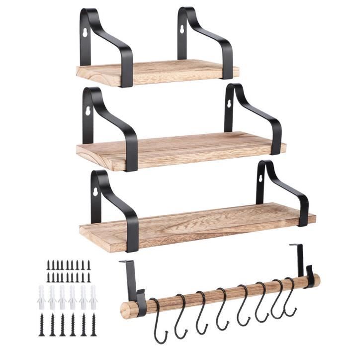 Support Etagère,2 Pièces 8 Pouces Fer Robuste Support Rayonnage Industriel Rétro Flottantes Etagères pour Jardin Rangement Cuisine Etagère Support Etagère,2 Pièces 8 Pouces Fer Robuste Support Rayonnage Industriel Rétro Flottantes Etagères pour Jardin Rangement Cuisine Etagère