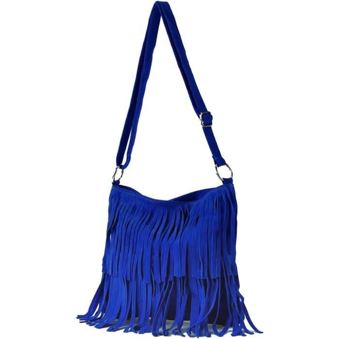 Sac Cabas à Bandoulière En Daim Véritable - Couleur Lime - Fabriqué En Italie - Neuf Avec étiquettes