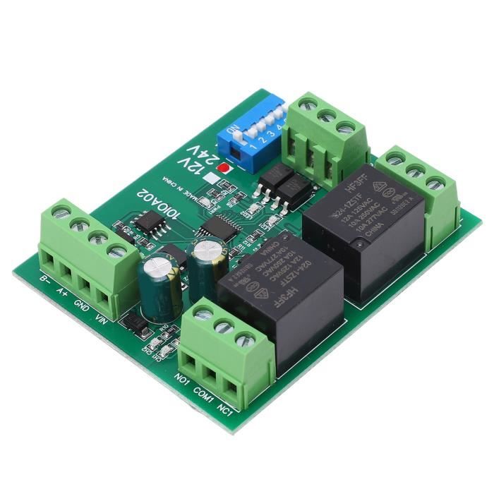 Carte Contrôleur Relais 8 Canaux DC 12V - Interface USB Type-B - Pour Arduino, Robotique, Domotique