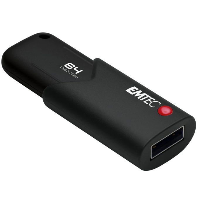 Clé USB - B120 - 128 Go - USB 3.2 - Noir - Compatible avec systèmes modernes