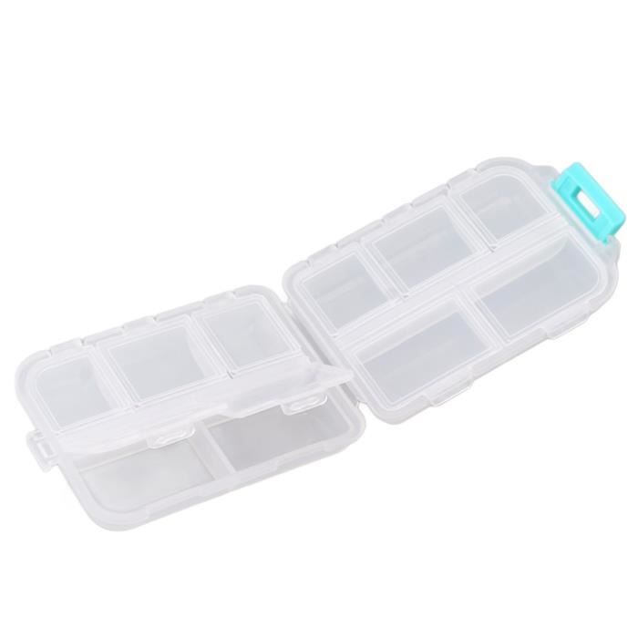 Boîte Médicaments PIQIUQIU 2 étages - Organisation Fournitures Médicales 23,5x17,5x13,5cm