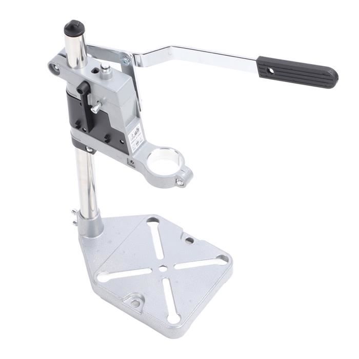 Support Réglable Pour Perceuse à Main - Alliage Aluminium, Rotation 360°, Capacité Portante élevée