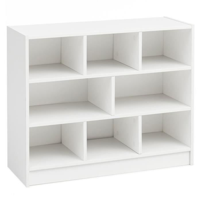 FineBuy Bibliothèque 80x29 5x68 5 cm Étagère avec Compartiments
