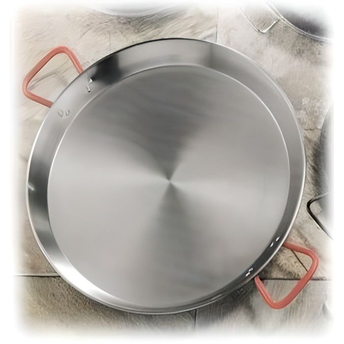 Mini Poêle à Paella Comas Gourmet Dual - 12 Cm - Inox Et Cuivre - Neuve
