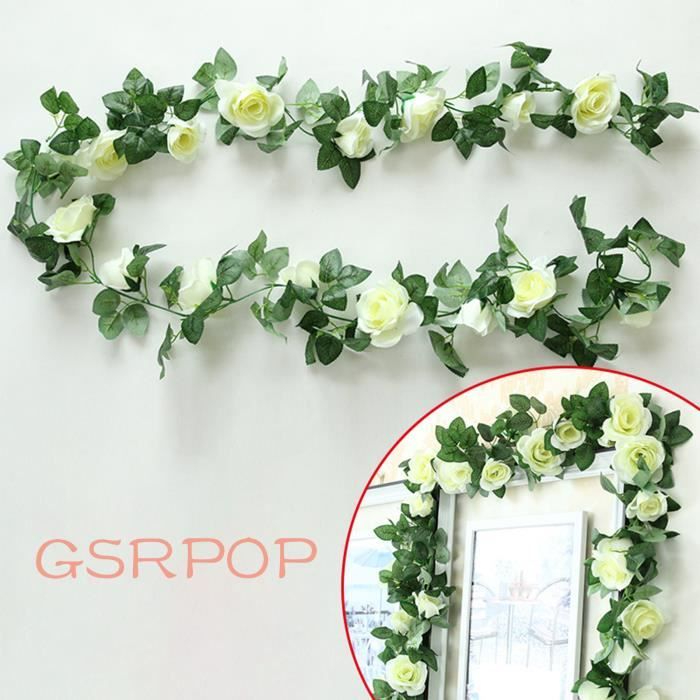 Guirlande Tournesol Artificielle - 4 Pièces De 2,5 M, 11 Fleurs Chacune - Pour Décoration Intérieur/extérieur, Mariage - 9