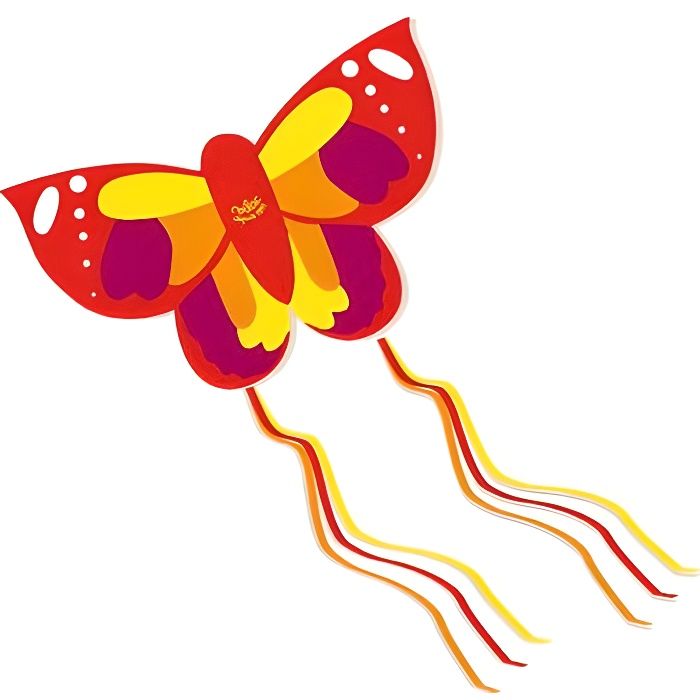 Cerf-volant papillon - VILAC - Pour enfant à partir de 3 ans - Longueur 90 cm
