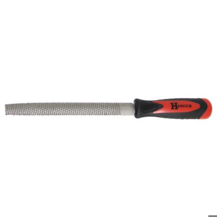 Râpe à bois demi-ronde grosse piqure longueur 250mm - HANGER - 110353