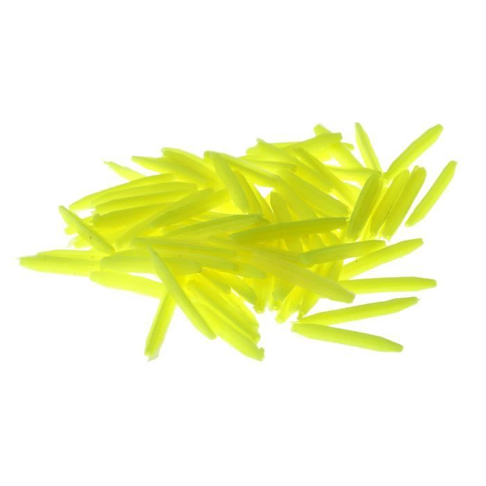 10 Bobines De Pêche Flotteur EVA – 0.18oz – Pêche Eau Salée Et Eau Douce – Flotteurs Jaunes Uxcell