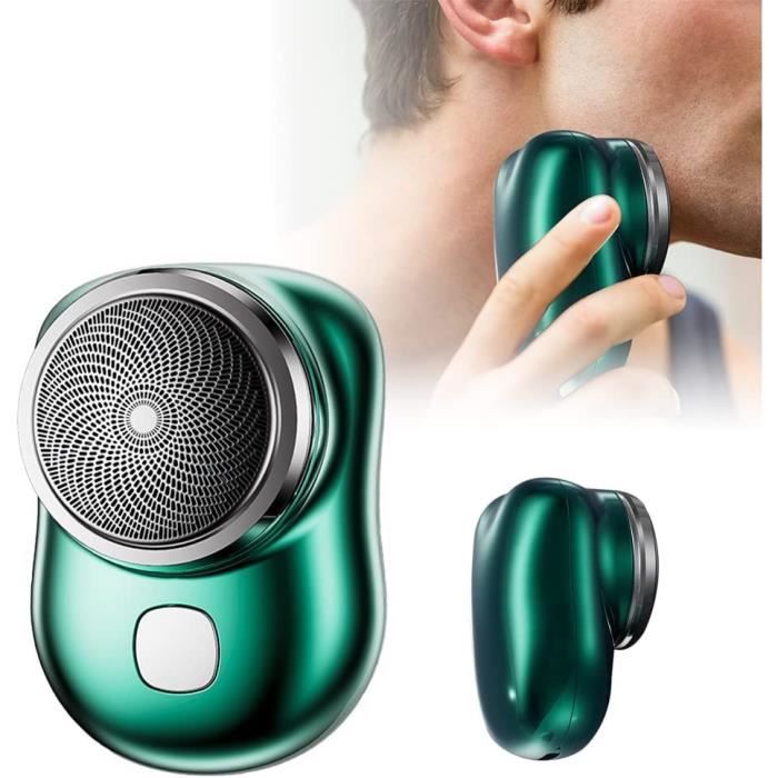 Rasoir électrique portable, Mini-Shave, Rasoir électrique pour hommes, Rasoir humide/sec, rechargeable par USB pour maison, voyage