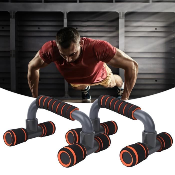 Barres De Pompes Eoixuqba En Bois – Paire 13x30 Cm, Antidérapant, Charge 200 Kg – Pour Push-ups, Planches, Fitness