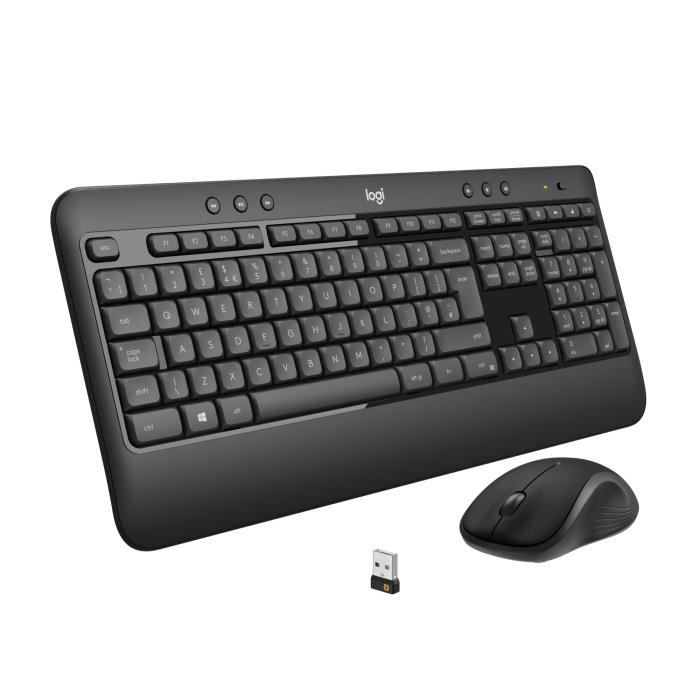 Combo clavier et souris sans fil - Logitech - MK540
