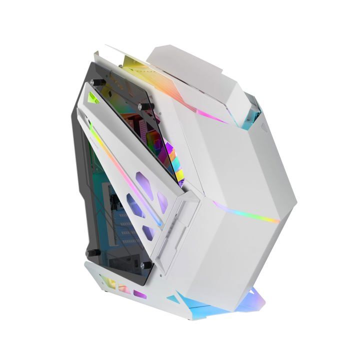 Boîtier Gaming – MARSGAMING – MC-Titan – RGB XXL ATX – Éclairage Frontal ARGB – Hub dÉclairage