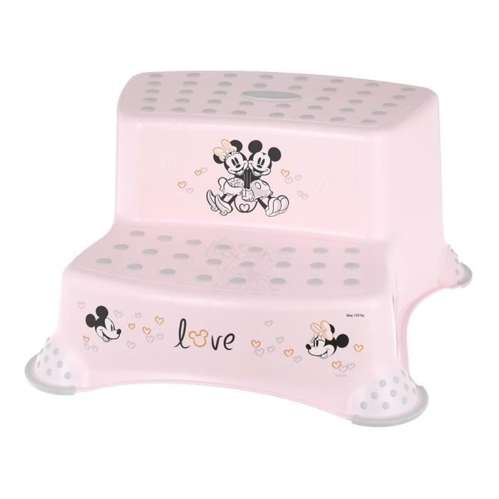 Mill O Bebe Marche Pieds 2 Marches Ergonomiques Antiderapantes Apprentissage De La Proprete Salle De Bain Chambre Minnie Cdiscount Puericulture Eveil Bebe