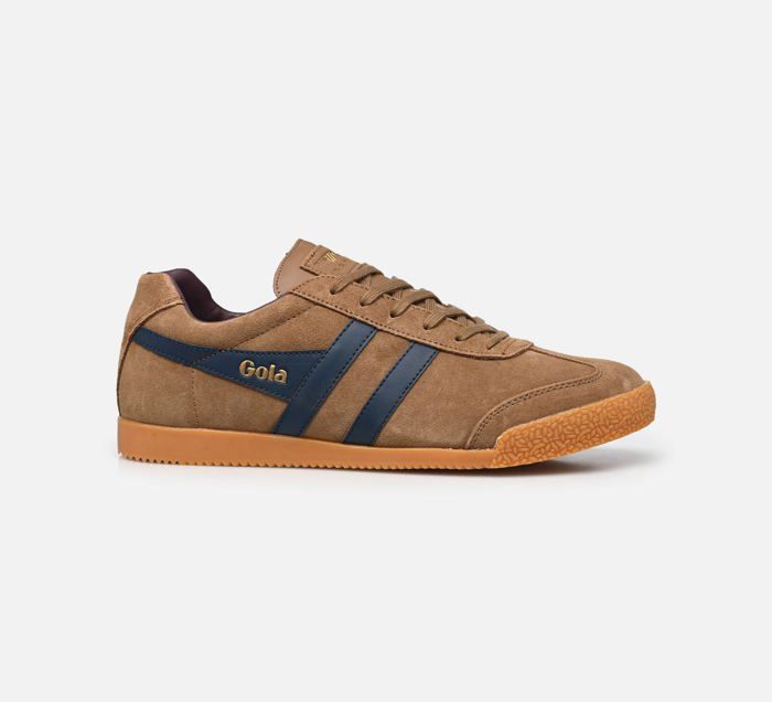 Gola Baskets basses GOLA - Tabacco Navy Burundy - Homme - Cuir - Lacets - Plat