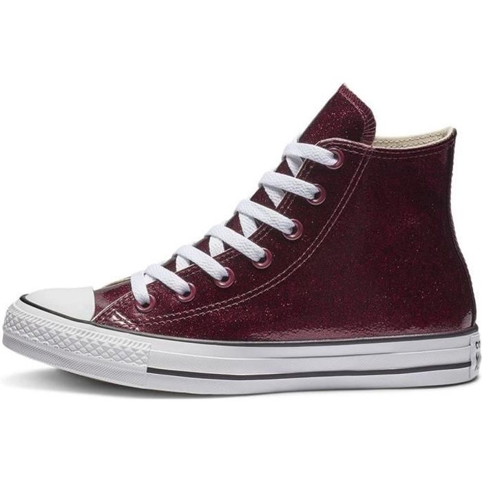 converse vernis bordeaux