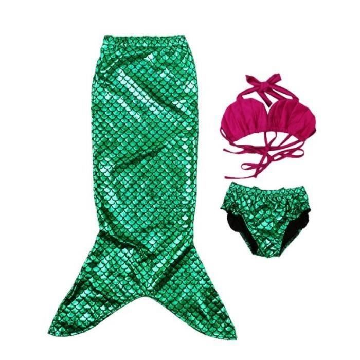 Maillot Bain Taille 3-14 Ans Maillot De Bain 2 Pièces Fille - Bikini Et Short - Taille 8-9 Ans - Modèle Enfant Costume Bain Junior