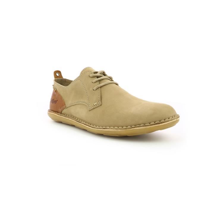 derbies homme beige