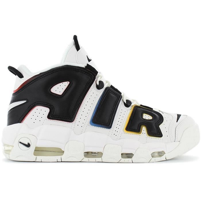 Nike Baskets Homme - NIKE AIR MORE UPTEMPO 96 - DM1297-100 - Blanc - Cuir - Lacets