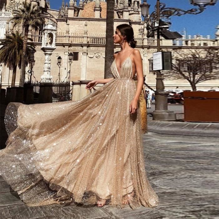 Robe de sales soirée empire