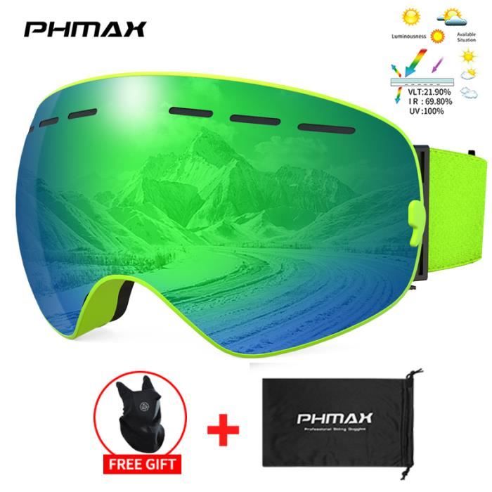 Masque Ski Otg RIOROO Lunettes De Ski Professionnelles Pour Homme