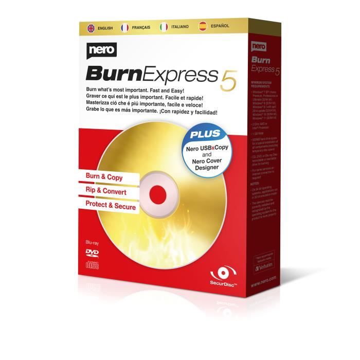 Nero Burn Express 5 Cdiscount Informatique