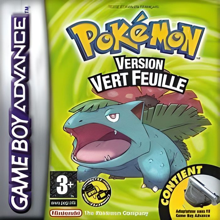 Nintendo Jeu Gameboy Advance Pokemon Vert Feuille