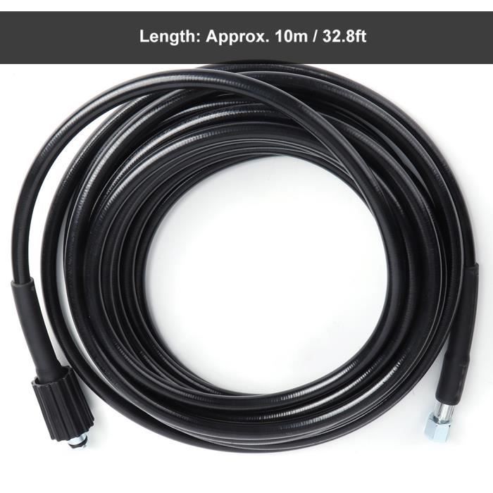 Tuyau Nettoyeur Haute Pression 7,6m 3600 PSI - Remplacement Universel Avec Raccords M22