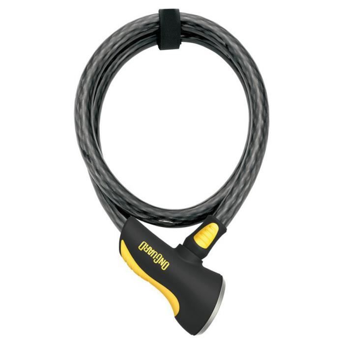 Câble d'anti-vol Onguard Akita 8038 - Noir - Pour vélo sur route