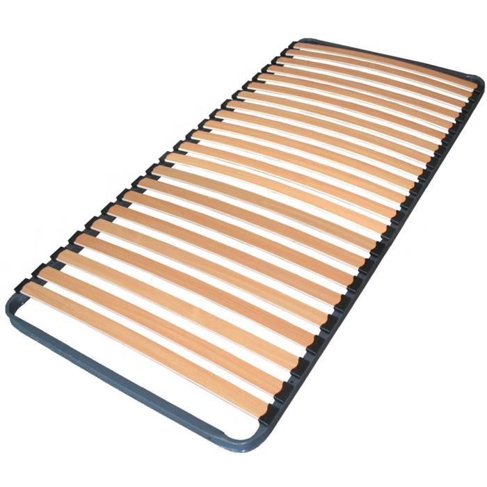 VidaXL Cadre De Lit Bois Massif 90x190 Cm Simple 3105345 - Maison