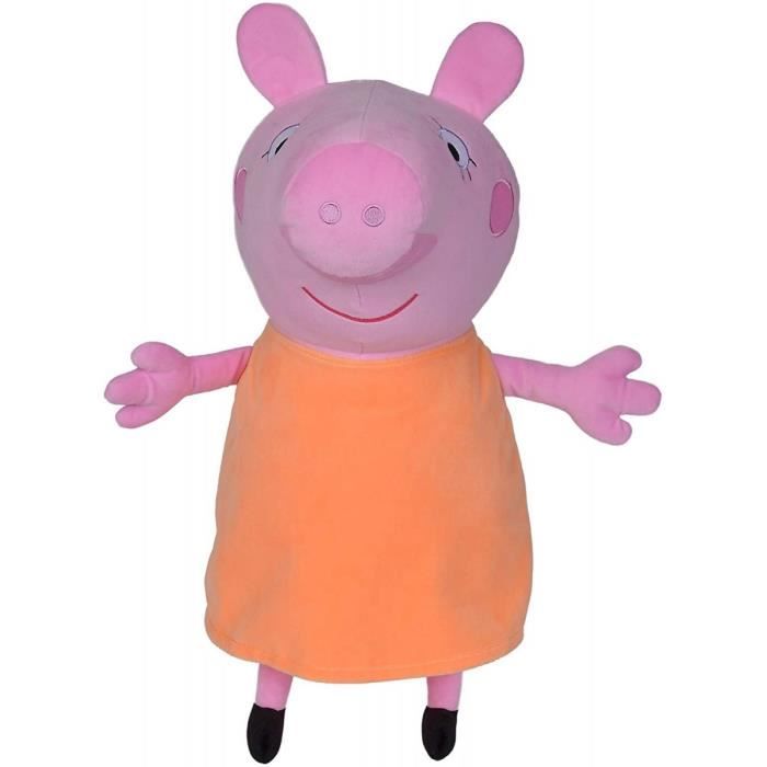 Grande Peluche Peppa Pig Maman Pig 50 Cm Peluche Licence Cochon