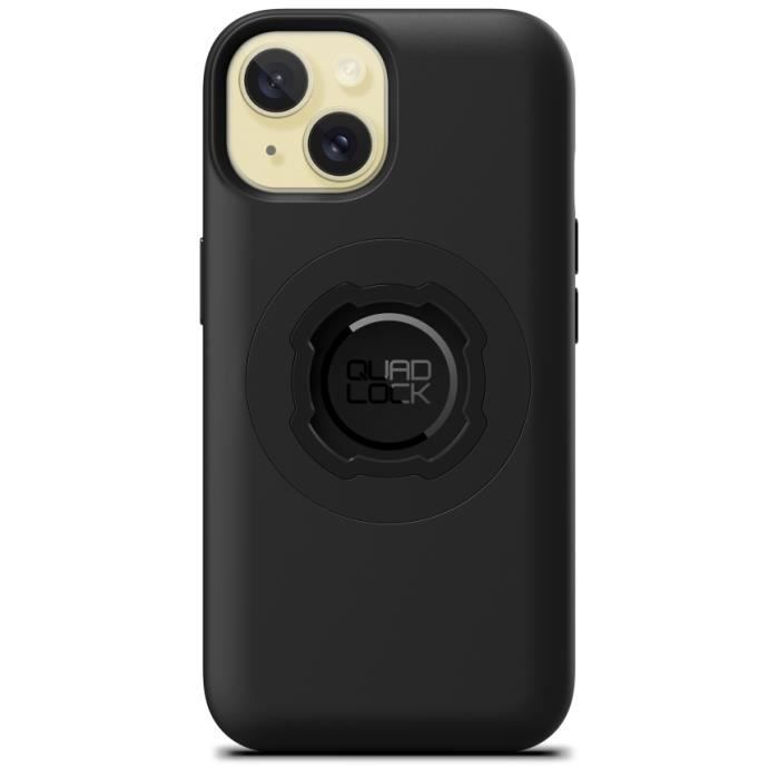 Coque de téléphone pour iPhone 15 - QUAD LOCK - Quad Lock MAG - Montage sécurisé par verrouillage